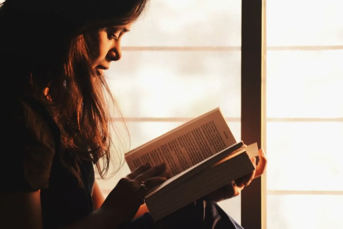 reading book